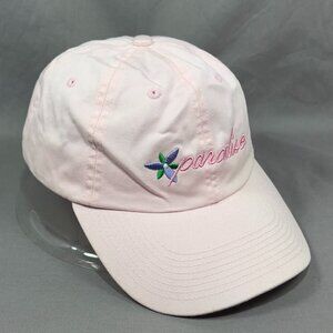 Fahrenheit Paradise Strapback Hat Cap Pink Golfer Baseball Adjustable Dad Womens